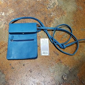 NWT ILI blue crossbody bag